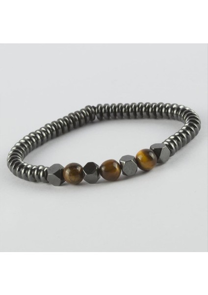 Kaplangözü - Hematit - Mat Onix Doğaltaş Bileklik fiyatları