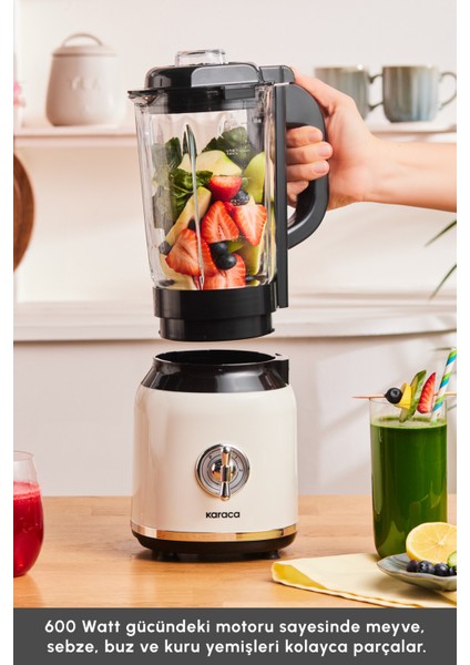 Vintage Tarzı Smoothie Blender, Şık ve Kullanışlı Mutfak Cihazı fırsatları