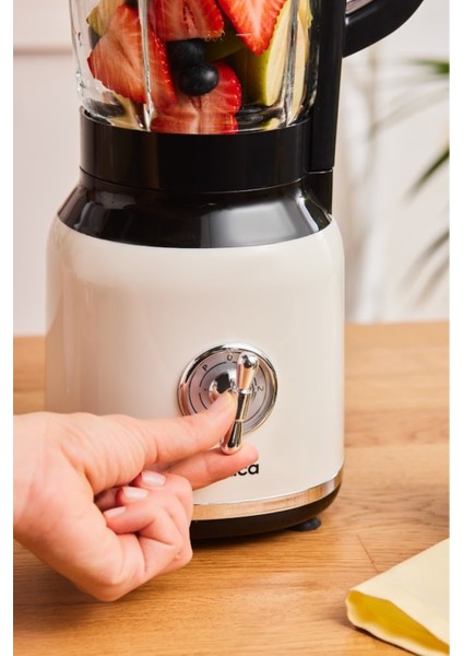 Vintage Tarzı Smoothie Blender, Şık ve Kullanışlı Mutfak Cihazı indirimleri