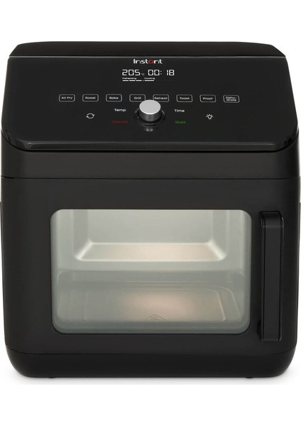 13 Litre 9 Programlı Yapışmaz ve Yıkanabilir Air Fryer Fırın, Siyah
