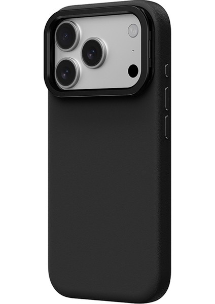 iPhone 17 Pro Uyumlu M-Safe Şarj Özellikli Standlı Amazingthing Glamour Mag Serisi Pu Kapak Siyah fırsatları