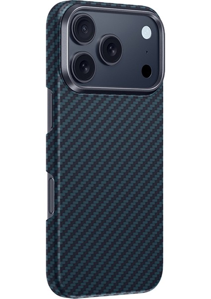 iPhone 17 Pro Max Kılıf M-Safe Uyumlu 1500D Aramid Fiber Amazingthing Titan Max Serisi Kapak Mavi modelleri