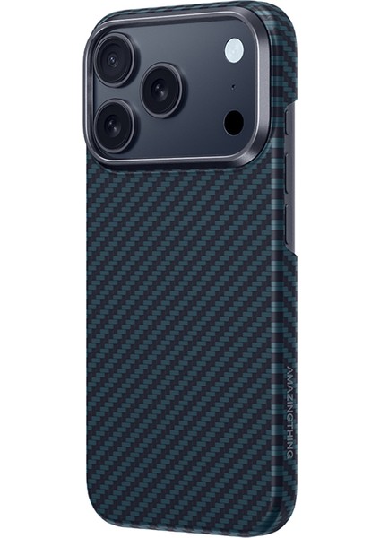 iPhone 17 Pro Max Kılıf M-Safe Uyumlu 1500D Aramid Fiber Amazingthing Titan Max Serisi Kapak Mavi fırsatları