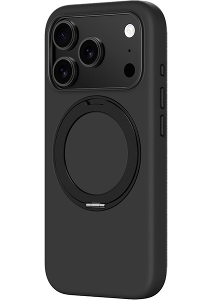 iPhone 17 Pro Uyumlu Amazingthing Cloudie Magspin 360 Derece Standlı M-Safe Kılıf Siyah fırsatları