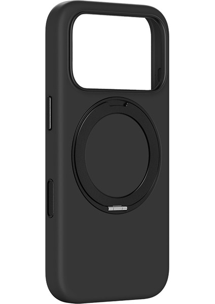 iPhone 17 Pro Uyumlu Amazingthing Cloudie Magspin 360 Derece Standlı M-Safe Kılıf Siyah indirimleri