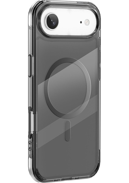 iPhone 17 Air Kılıf M-Safe Şarj Özellikli Wiwu MCC-702 Titanyum Pro Serisi Sert Pc Kapak Siyah fiyatları