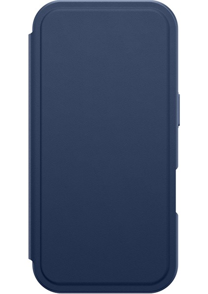 iPhone 17 Pro Max Uyumlu Pu Kartlıklı Kapaklı Amazingthing Glamour Foilo Serisi Kılıf Mavi fırsatları