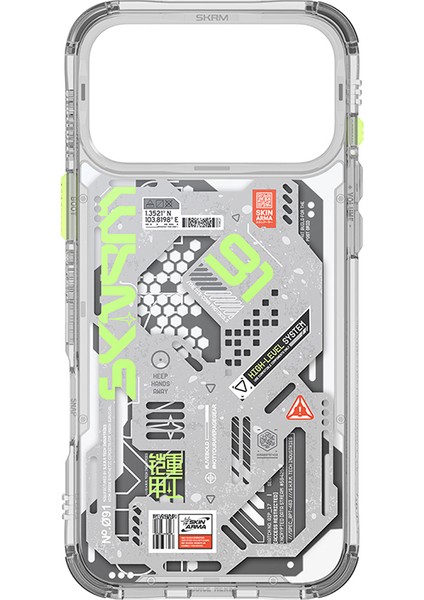 iPhone 17 Pro Max Uyumlu Kılıf Desenli Airbag Tasarımlı Skinarma Spectra Kapak Yeşil fırsatları