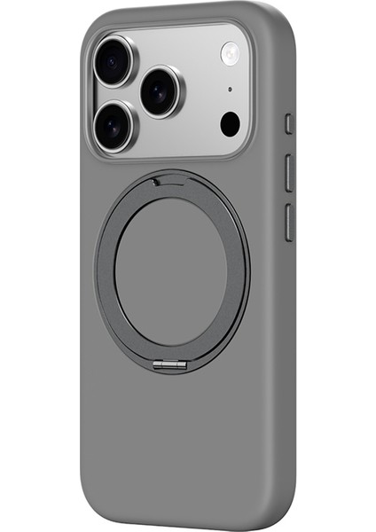 iPhone 17 Pro Max Uyumlu Amazingthing Cloudie Magspin 360 Derece Standlı M-Safe Kılıf Gri fırsatları