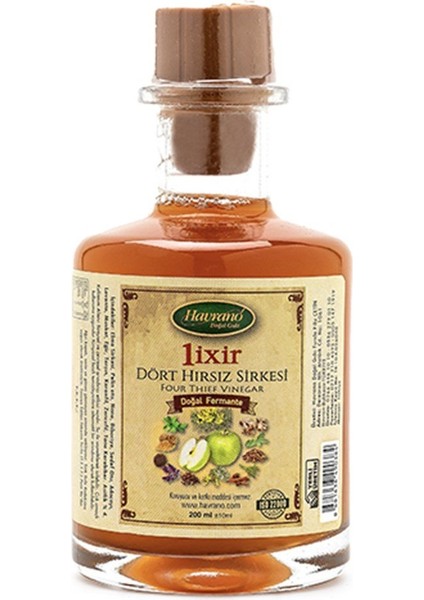1İxir Dört Hırsız Sirkesi 200Ml fiyatları