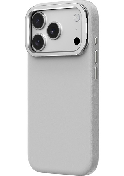 iPhone 17 Pro Max Kılıf M-Safe Şarj Özellikli Standlı Amazingthing Glamour Mag Serisi Pu Kapak Gri fiyatları
