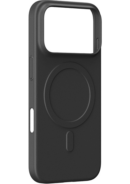 iPhone 17 Pro Uyumlu Kılıf M-Safe Şarj Özellikli Amazingthing Minimal Air Serisi Kapak Siyah modelleri