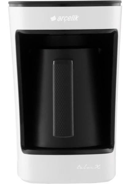 Beyaz Türk Kahve Makinesi, Şık ve Kullanışlı, Pratik Kahve Hazırlama Cihazı