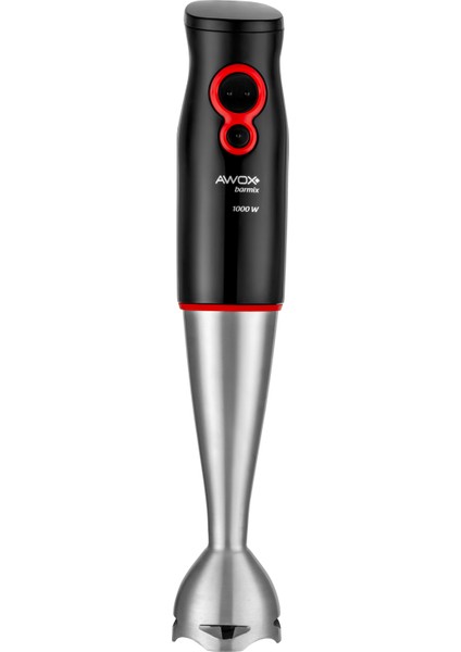 3'ü 1 Arada 1000W Blender Mikser Seti, Çıkabilir Uç, Şık Siyah Renk