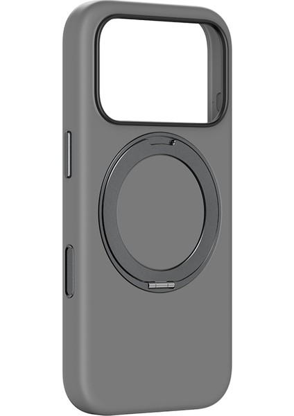 iPhone 17 Pro Uyumlu Amazingthing Cloudie Magspin 360 Derece Standlı M-Safe Kılıf Gri indirimleri