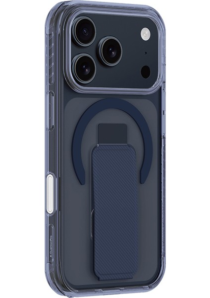 iPhone 17 Pro Max Uyumlu Kılıf M-Safe Şarj Özellikli Standlı Amazingthing Titan Pro Plus Kapak Mavi fiyatları