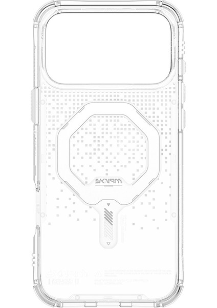 iPhone 17 Pro Max Uyumlu Kılıf Skinarma M-Safe Özellikli Iml Baskılı Holografik Myst Kapak Şeffaf fırsatları