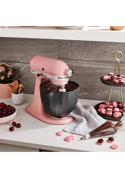 Siyah Seramik Kase 4,3l ve 4,8l Stand Mikserler Için Uygun