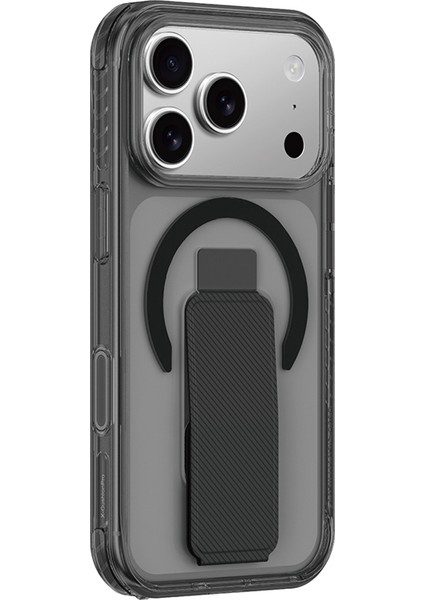 iPhone 17 Pro Uyumlu Kılıf M-Safe Şarj Özellikli Standlı Amazingthing Titan Pro Plus Kapak Siyah fiyatları