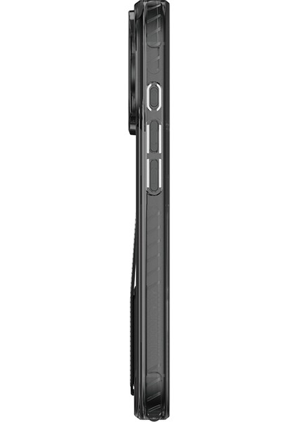 iPhone 17 Pro Uyumlu Kılıf M-Safe Şarj Özellikli Standlı Amazingthing Titan Pro Plus Kapak Siyah
