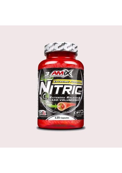 Nitric Oxide Arginine Arjinin Booster 125 Caps