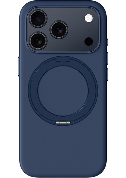iPhone 17 Pro Max Uyumlu Amazingthing Cloudie Magspin 360 Derece Standlı M-Safe Kılıf Mavi modelleri