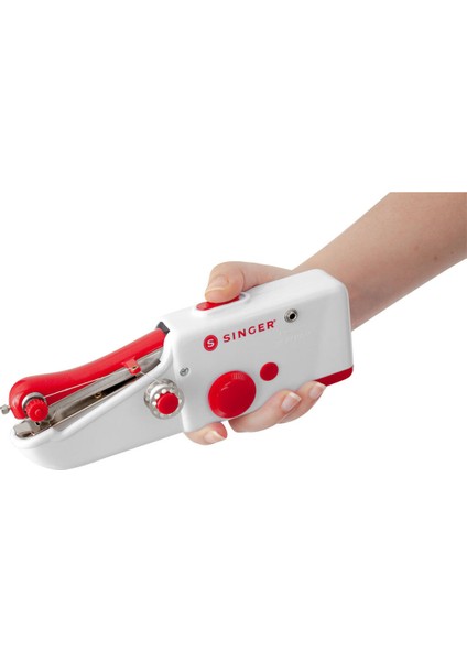 Beyaz Mini El Dikiş Makinesi, Pratik ve Kolay Kullanım