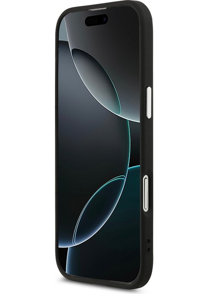 iPhone 17 Air Kılıf Guess Lisanslı M-Safeli Pu Deri Metal Kamera Çerçeveli Üçgen Logolu Siyah indirimleri