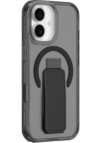 iPhone 17 Uyumlu Kılıf M-Safe Şarj Özellikli Standlı Amazingthing Titan Pro Plus Kapak Siyah fiyatları