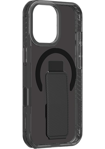 iPhone 17 Uyumlu Kılıf M-Safe Şarj Özellikli Standlı Amazingthing Titan Pro Plus Kapak Siyah fırsatları