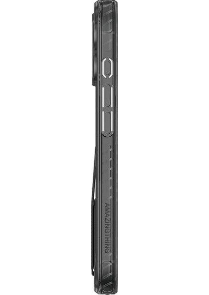 iPhone 17 Uyumlu Kılıf M-Safe Şarj Özellikli Standlı Amazingthing Titan Pro Plus Kapak Siyah indirimleri