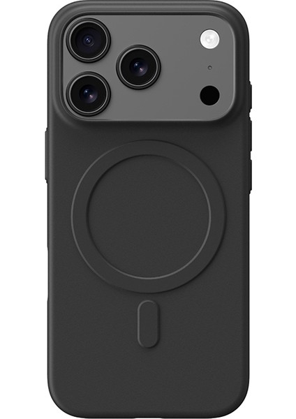 iPhone 17 Pro Max Uyumlu Kılıf M-Safe Şarj Özellikli Amazingthing Minimal Air Serisi Kapak Siyah