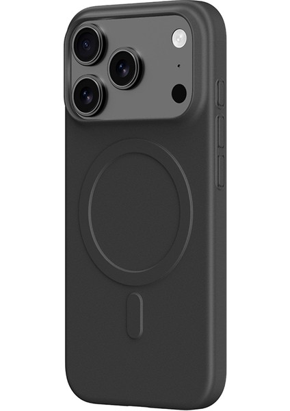 iPhone 17 Pro Max Uyumlu Kılıf M-Safe Şarj Özellikli Amazingthing Minimal Air Serisi Kapak Siyah fırsatları