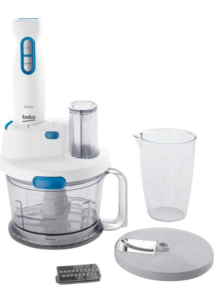 El Blender Rondo Seti, Beyaz, Güçlü ve Çok Fonksiyonlu Pratik Kullanım
