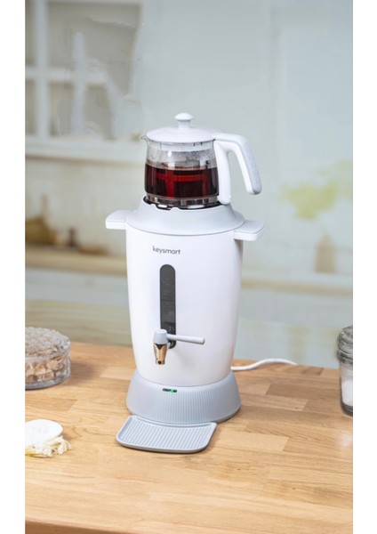 Gri Elektrikli Semaver, Pratik ve Şık Içme Keyfi fiyatları