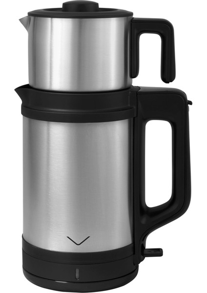 Çelik Çay Makinesi 4510 x 1800 W Gri, Hızlı ve Pratik Çay Keyfi