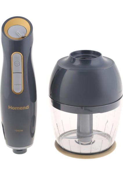 Antrasit ve Altın Renkli El Yapımı Blender Seti, Şık ve Kullanışlı Tasarım fırsatları