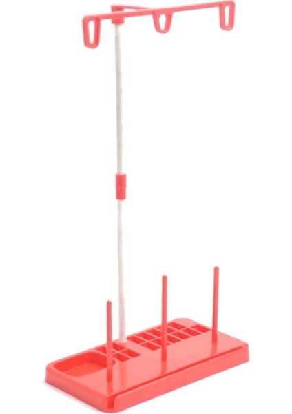 Kırmızı Plastik Çardak Seti ile Ev Tipi Dikiş Makinesi TS-500