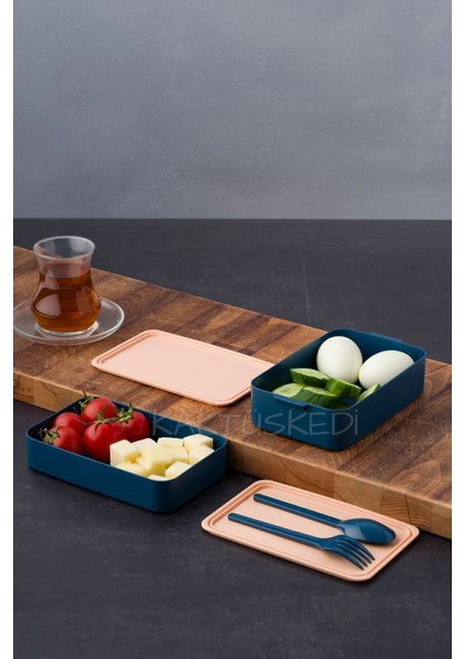 Bento 2 Katlı Yemek Kabı Lacivert 900 ml 7172471 fiyatları