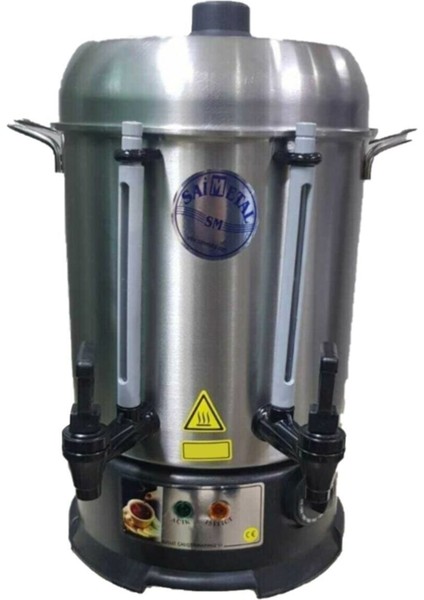 Paslanmaz Çelik Çay Kazanı, Makinesi ve Semaver 80 Bardak Kapasiteli