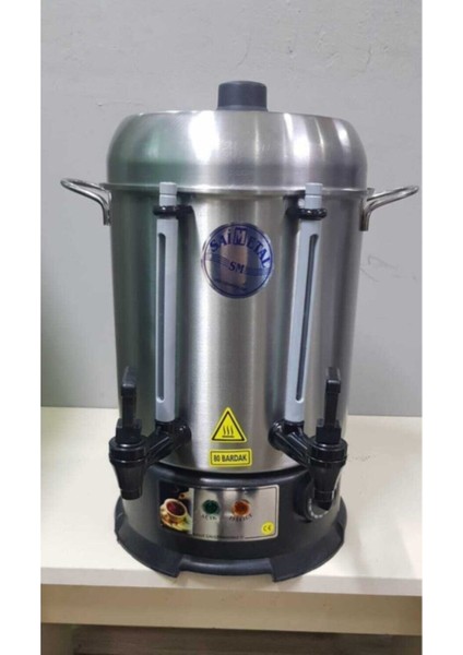 Paslanmaz Çelik Çay Kazanı, Makinesi ve Semaver 80 Bardak Kapasiteli fiyatları