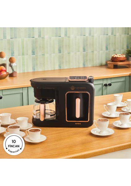 6 In 1 Kahve ve Çay Makinesi, Sütlü, Latte, Cappuccino, Türk Kahvesi ve Çay Hazırlama fiyatları