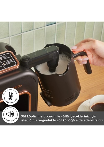 6 In 1 Kahve ve Çay Makinesi, Sütlü, Latte, Cappuccino, Türk Kahvesi ve Çay Hazırlama fırsatları