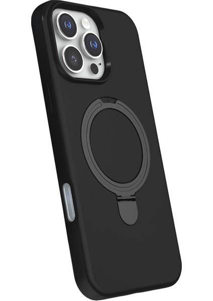 Msa-Shop Newface Apple Iphone 16 Pro Max Regal Magsafe Standlı Kapak - Siyah fiyatları