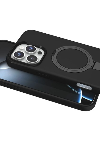 Msa-Shop Newface Apple Iphone 16 Pro Max Regal Magsafe Standlı Kapak - Siyah fırsatları