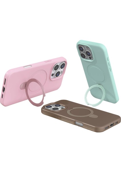 Msa-Shop Newface Apple Iphone 16 Pro Max Regal Magsafe Standlı Kapak - Siyah indirimleri