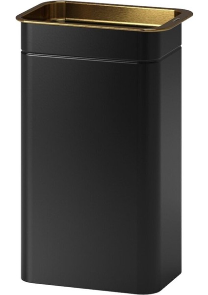 Siyah Kalay Kaplama Çelik Saklama Kutusu 11X7X20 Cm, Kahve, Çay, Kuru Gıda Için Ideal