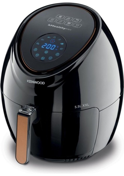 Çok Fonksiyonlu Büyük Boy Hava Fritöz, Şık Siyah Tasarım