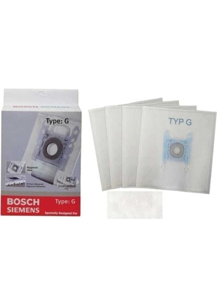 G Tipi 2 Kutu Süpürge Toz Torbası Beyaz, Kutulu, H2209