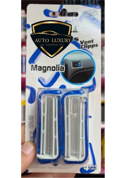 Manolya Araba Kokusu Kalorifer Klima Petek Kokusu Mavi 4 Adet